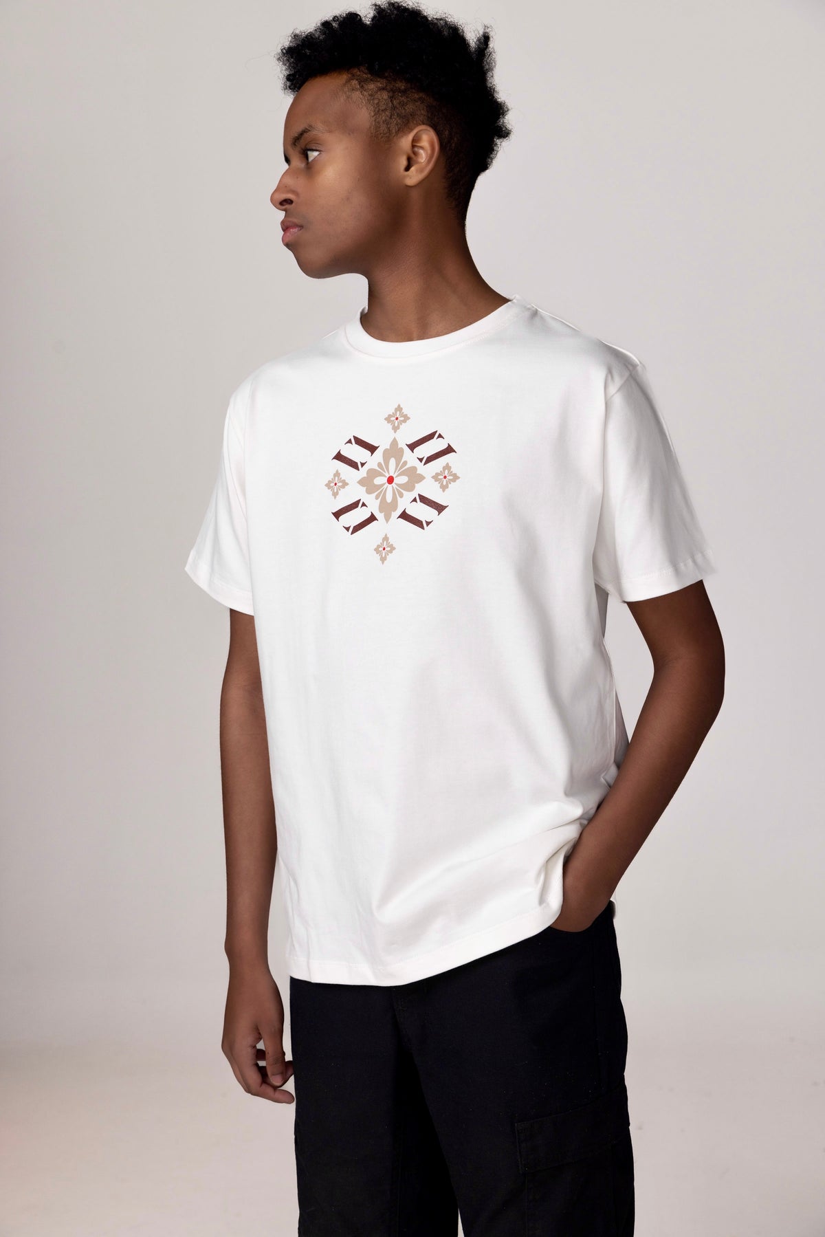 Floral VV Monogram Tee